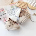 Cozy khaki kids' winter snow boots with thick faux fur lining for warmth and comfort - 150mm: Approx 15cm Inner / Khaki