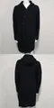 Chaqueta de punto larga con capucha para hombre en color negro con botones - M / Tops / Negro