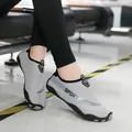 Lichtgewicht grijze ademende waterschoenen voor yoga en fitness met SPORT-logo zijaanzicht - 27 / Grijs