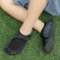 Durable black and blue striped non-slip breathable children's outdoor water shoes for beach - 38 / Black Blue