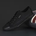 Atmungsaktive schwarze Mesh-Herren-Freizeitsneaker mit Schnürdesign für den Sommer - 38 / Ganz Schwarz