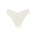 Elegante naadloze low-waist ijszijde slipjes voor dames in zacht ivoorwit, ademend - Wit Abrikoos