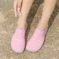 Zapatos de agua rosa transpirables con suela antideslizante para playa, natación y yoga - 35 / Rosa