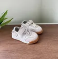 Beigefarbene Lauflernschuhe für Kleinkinder mit weicher Sohle und praktischem Klettverschluss - Größe 16 (Innen 12.5CM) / Großer Klettverschluss / Beige