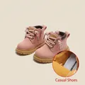 Bottes Martin roses style britannique pour tout-petits avec fermeture éclair latérale - Taille 23 / Longueur intérieure 14.5cm / Rose (Chaussures Simples)