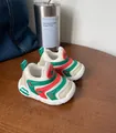 Lichtgewicht ademende mesh baby loopschoenen met zachte zolen - Beige