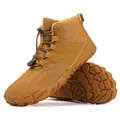 Warm camel winter hiking boots with thick fleece lining and durable non-slip soles - 38 / Brownish Yellow (xt902)