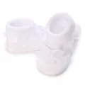 Élégantes chaussures de princesse bébé blanches à dentelle et semelle antidérapante bébé - Blanc