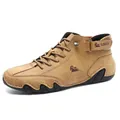 Botas Martin marrones para hombre con suela de pulpo y correa - 35 / Marrón Claro