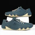 Chaussures décontractées bleues pour hommes avec semelle poulpe et logo Salkin - 38 / Bleu