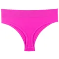 Bequeme nahtlose Sportslips mit mittlerer Taille für Damen in leuchtendem Magenta-Pink - M / Unterteile / Fuchsia