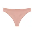 Sexy seamless sports thong in dusty rose color with low-waist and a comfortable fit - Pink