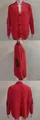 Red men's slim fit knitted cardigan sweater jacket with brown elbow and shoulder patches - Pink