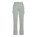 Graue Herren-Cargohose mit warmem Fleecefutter und Kordelzug für den kalten Winter - M / Unterteile / Hellgrau
