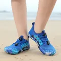 Blue non-slip quick-dry kids water shoes for beach swimming and outdoor activities - Size 26 (Inner Length 16.5cm) / Sapphire Blue