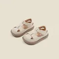 Klassische beige Baby-Lauflernschuhe mit Klettverschluss für Jungen und Mädchen - Beige