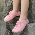 Variante der rosa atmungsaktiven Badeschuhe für Kinder mit rutschfester Gummisohle - Rosa