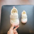 Pink and white soft sole baby indoor shoes with hook and loop closure - Size 28 (Inner 17.8cm) / Pink