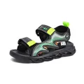 Leichte Jungen-Sandalen mit weicher Sohle und offenen Zehen für den Strandurlaub - Apfelgrün