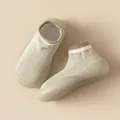 Soft-soled breathable baby sock shoes in beige, perfect for infant first walking stages. - Army Green