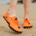 Feloranje sneldrogende waterschoenen voor strandwandelingen en buitenactiviteiten. - Oranje