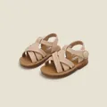 Sommersandalen für Kleinkinder mit weicher Sohle und elegantem Kreuzriemen-Design - Innenlänge 12cm / Rosa Kreuzriemen Prinzessin Sandalen (38MBX6998X)