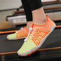 Zapatos de agua transpirables de secado rápido en degradado naranja para la playa - 35 / Naranja