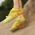 Chaussures d'eau camouflage jaune respirantes avec cordon de serrage réglable pour la plage - 35 / Camouflage Jaune (lzg1035)