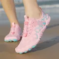 Scarpe da acqua rosa ad asciugatura rapida per spiaggia e nuoto, suola antiscivolo - 35 / Rosa