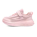 Scarpe sportive traspiranti in mesh rosa per bambini con comodo cinturino a strappo - Rosa