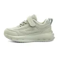 Scarpe sportive per bambini in mesh verde chiaro con chiusura a velcro per corsa e sport. - Verde