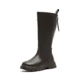 Bottes Martin classiques pour filles style britannique hautes - 27 / Marron