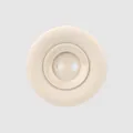 Umweltfreundlicher beiger Harzknopf mit zwei Löchern für hochwertige Modebekleidung - 24L (15.0MM) / Beige
