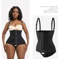 Body contenitivo nero taglie forti con spalline regolabili e chiusura a gancetti intima - Taglia S / Top E Pantaloni / Nero