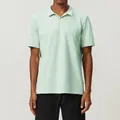 Premium mint green breathable cotton sport polo shirt for golf and tennis casual wear - Mint Green