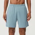 Light blue breathable quick-dry men's mesh sports shorts for running and gym training - S / Bottoms / Sky Green
