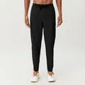 Pantalon cargo noir à séchage rapide pour hommes avec plusieurs poches et cordon - Noir Premium