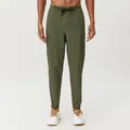 Pantalon cargo de randonnée extérieur vert olive pour hommes avec plusieurs poches - Vert Militaire