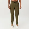 Pantalon cargo homme vert olive à séchage rapide avec cordon et poches latérales - Vert Olive Foncé