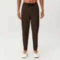 Pantalon cargo de randonnée marron à séchage rapide pour homme avec multi-poches - Kaki