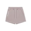 Short de sport pour homme avec cordon de serrage et poche latérale zippée en mauve - M / Gris lin - uni