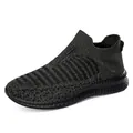 Zapatos tipo calcetín de malla transpirable para hombre, zapatillas deportivas ligeras. - 36 / Verde Militar