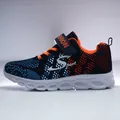 Sneakers leggere da bambino in mesh blu navy e arancione con tomaia traspirante - 29 / Stile Mesh Singolo / Blu Scuro Arancione