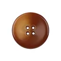 Premium brown resin four-hole button with marbled texture for suits and coats - 15.0mm / Amber Yellow