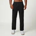 Casual men's black loose-fit sweatpants perfect for home lounging and city walks - S / Bottoms / Premium Black