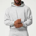 Sudadera con capucha de deporte y ocio para hombre en gris claro de estilo americano - Gris Mezcla
