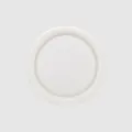 Minimalist cream white circular cheese button for high-end clothing decoration - 11.5mm / Cream