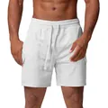 Men's athletic grey sweat shorts featuring drawstring waist and cargo pockets for citywalk - S / Bottoms / Mixed Grey