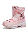 Rosa Camouflage Kinder-Schneestiefel mit warmem Fleecefutter und rutschfester Gummisohle - 28 / Rosa