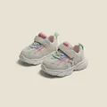 Zapatillas coloridas para niños pequeños, calzado transpirable para aprender a caminar. - Zapatos para Primeros Pasos Rosa (46MBX6107) / Longitud Interior 11.5cm / Rosa